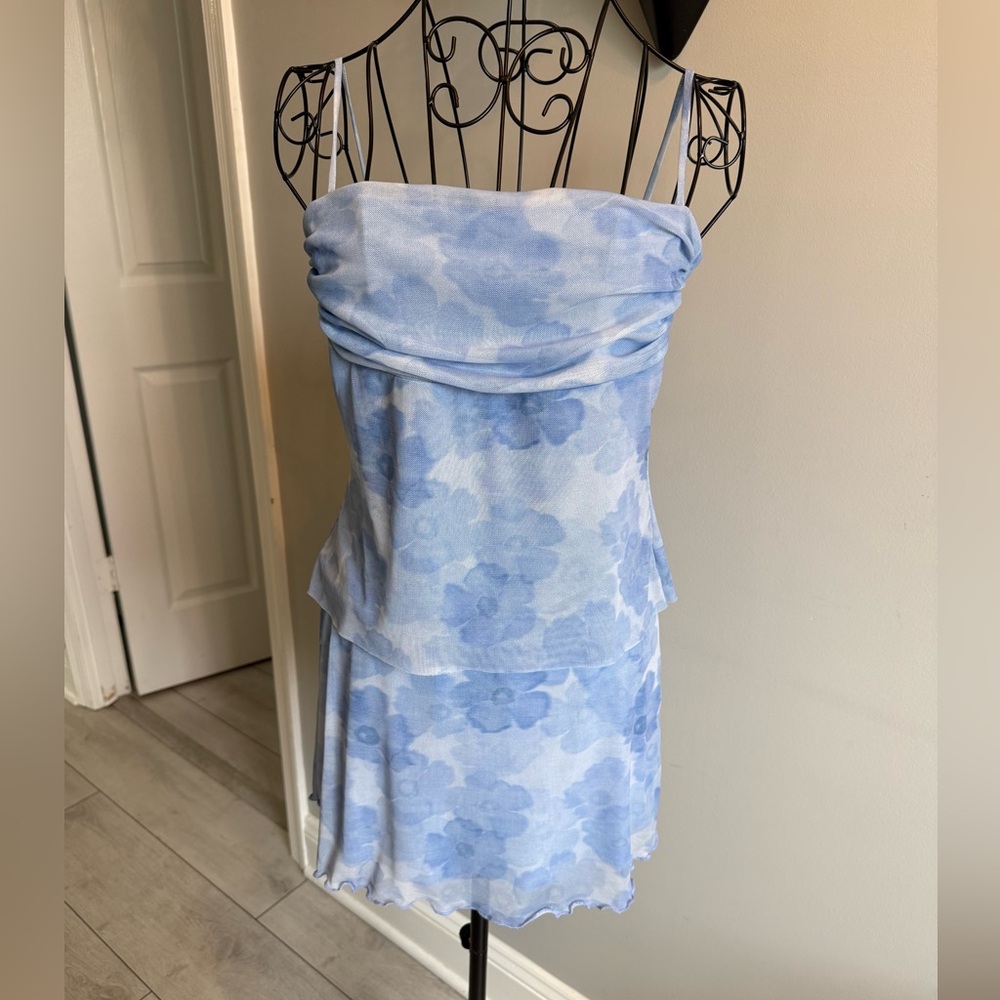 Adorable SEE YOU MONDAY 2pc Top & Skirt, NWT